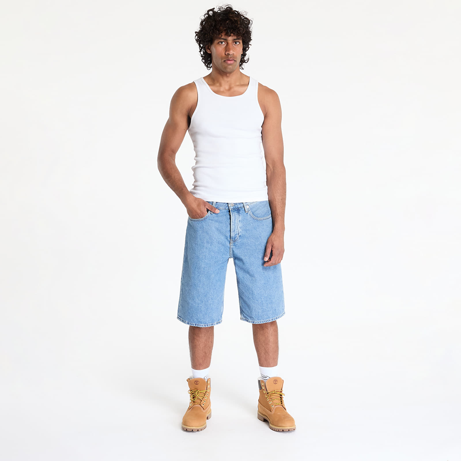 Kraťasy Calvin Klein Jeans Relaxed Denim Short Denim