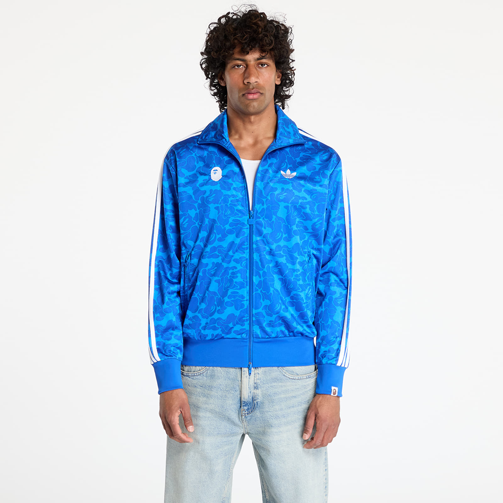 Hoodies och sweatshirts adidas x BAPE Track Top Blue