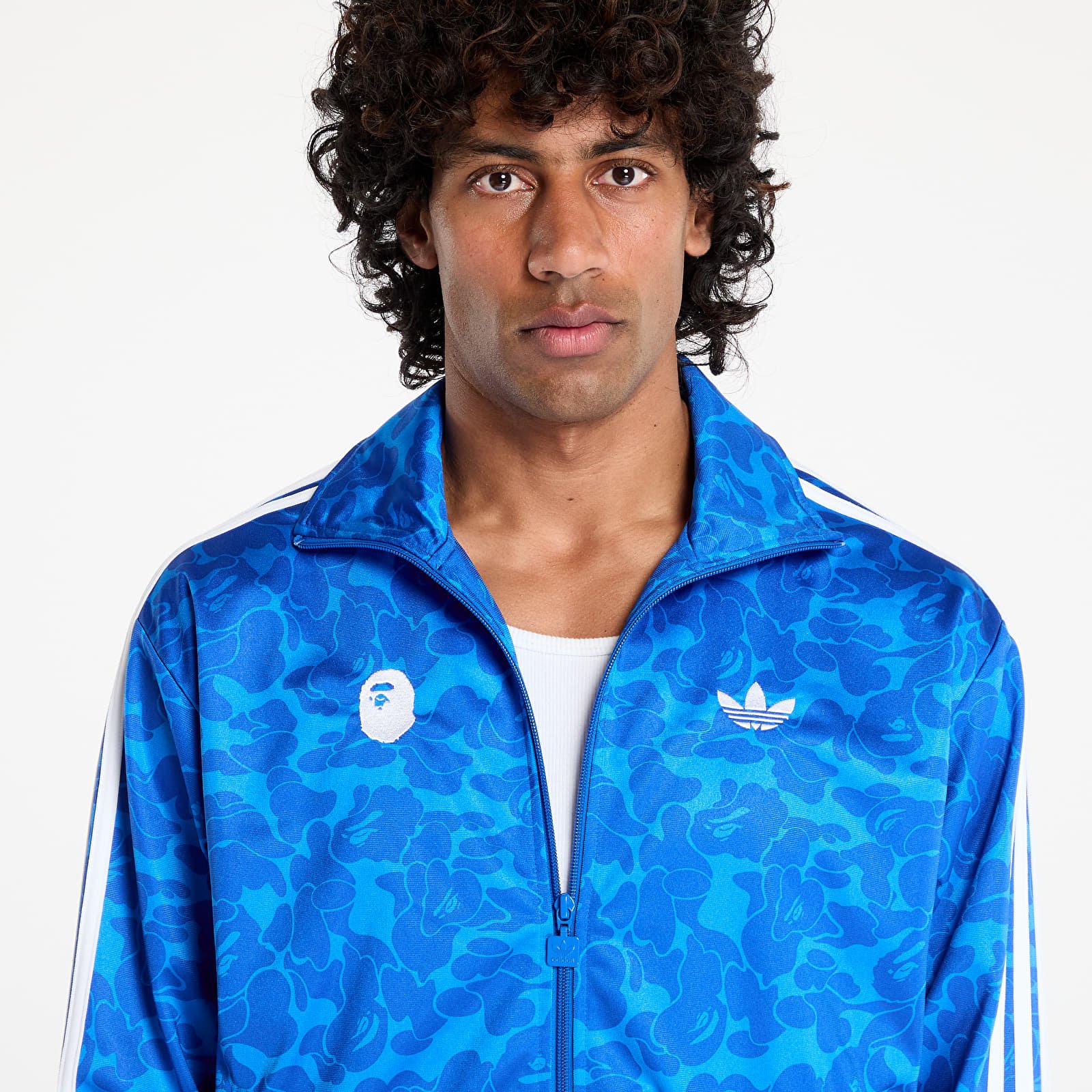 Hoodies och sweatshirts adidas x BAPE Track Top Blue