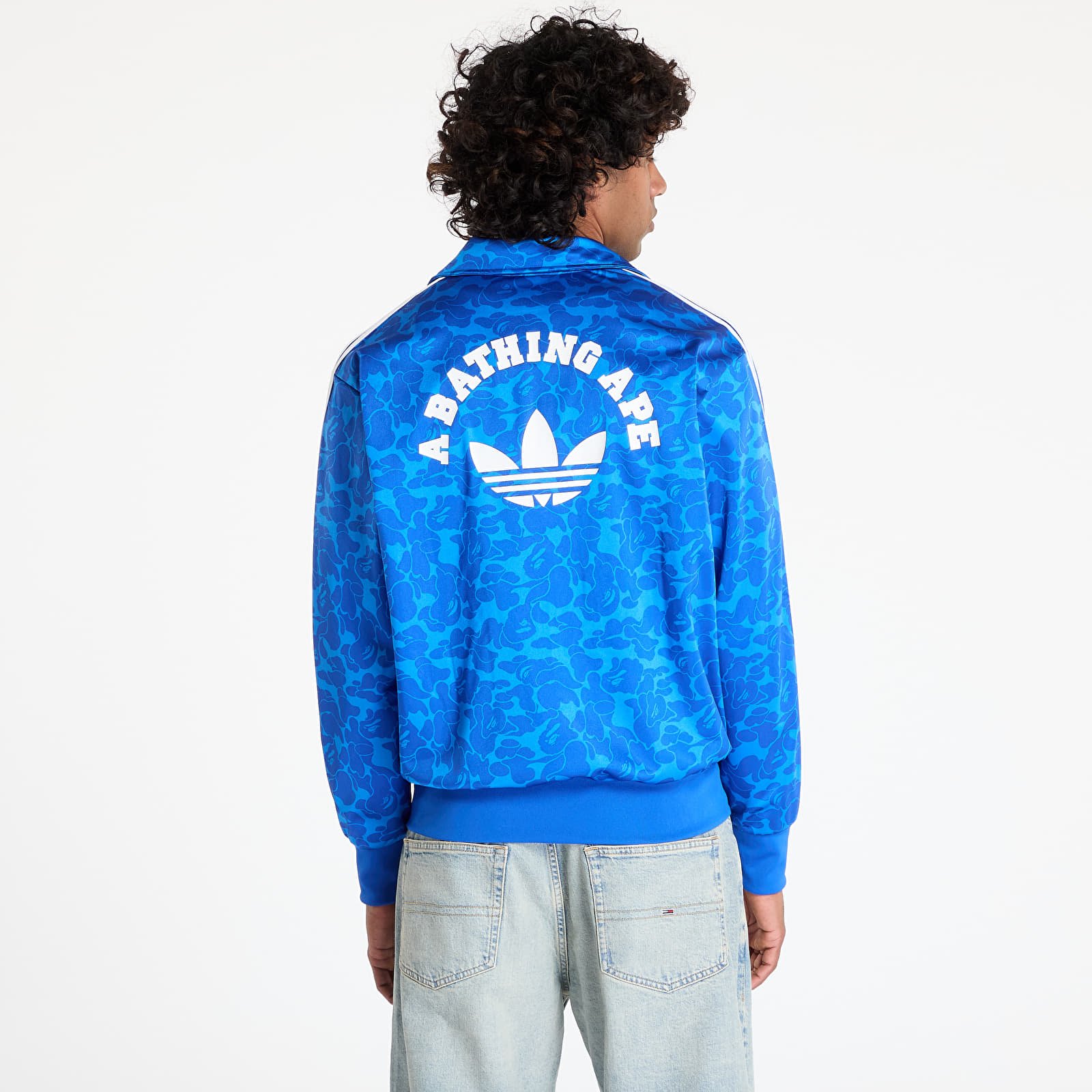 Hoodies och sweatshirts adidas x BAPE Track Top Blue