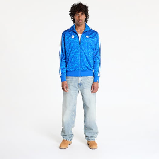 【Adidas x BAPE】★Allover Print Track Top Blue★男女共用★ Adidas x BAPE Track Jacket AOP (Blue) – Corporate
