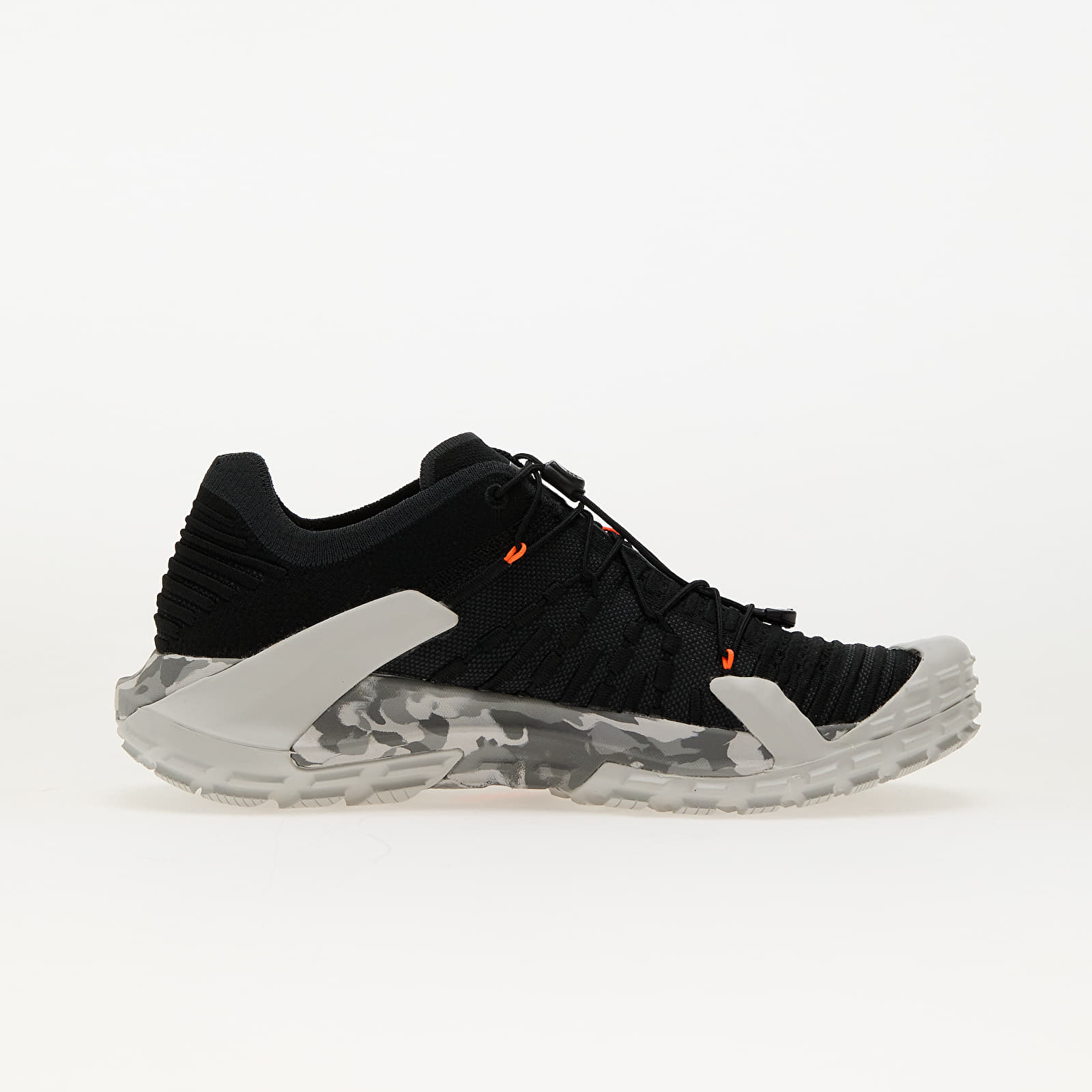 Sapatos de homem Mammut Hueco Knit II Low Men Black-Light Ice Gray