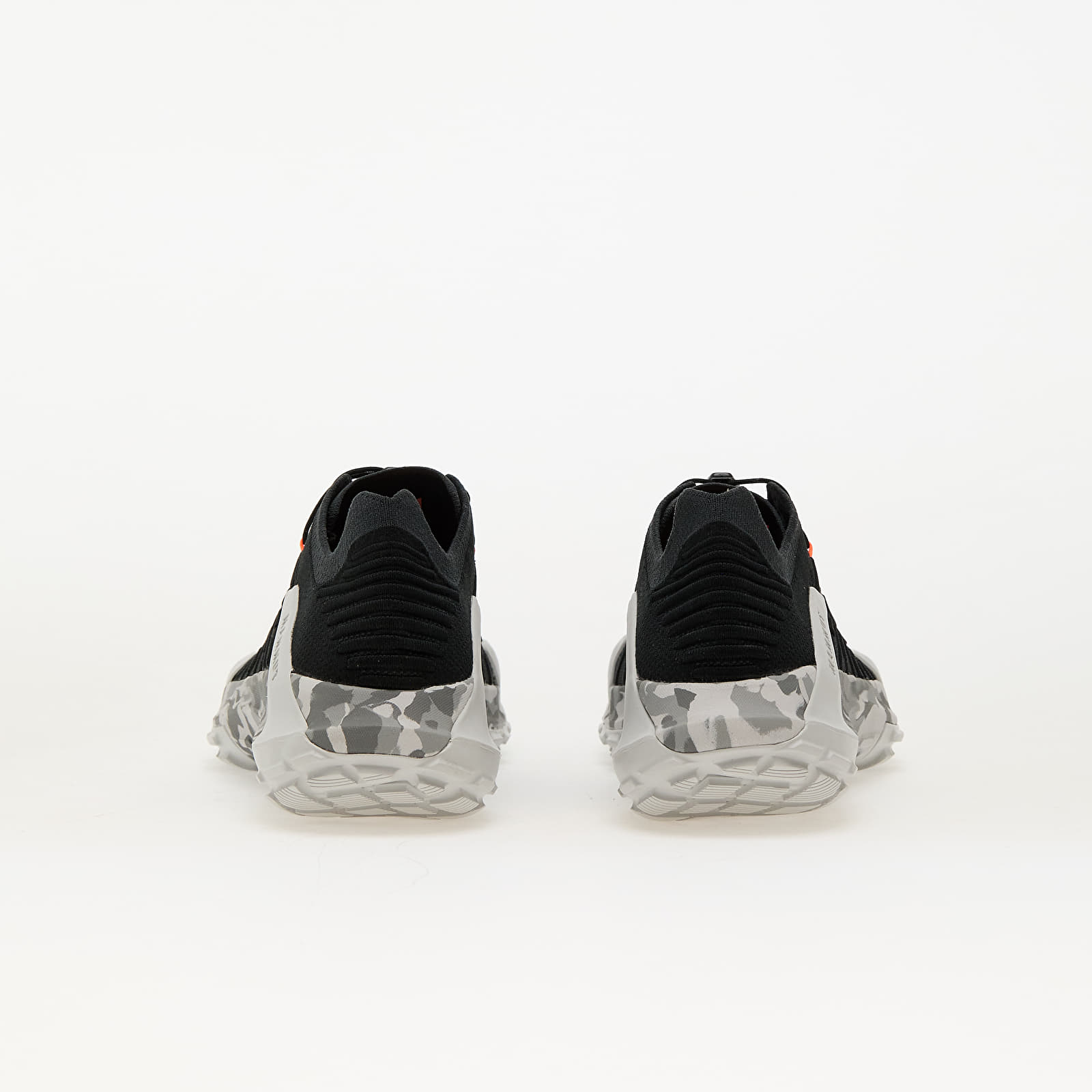 Sapatos de homem Mammut Hueco Knit II Low Men Black-Light Ice Gray
