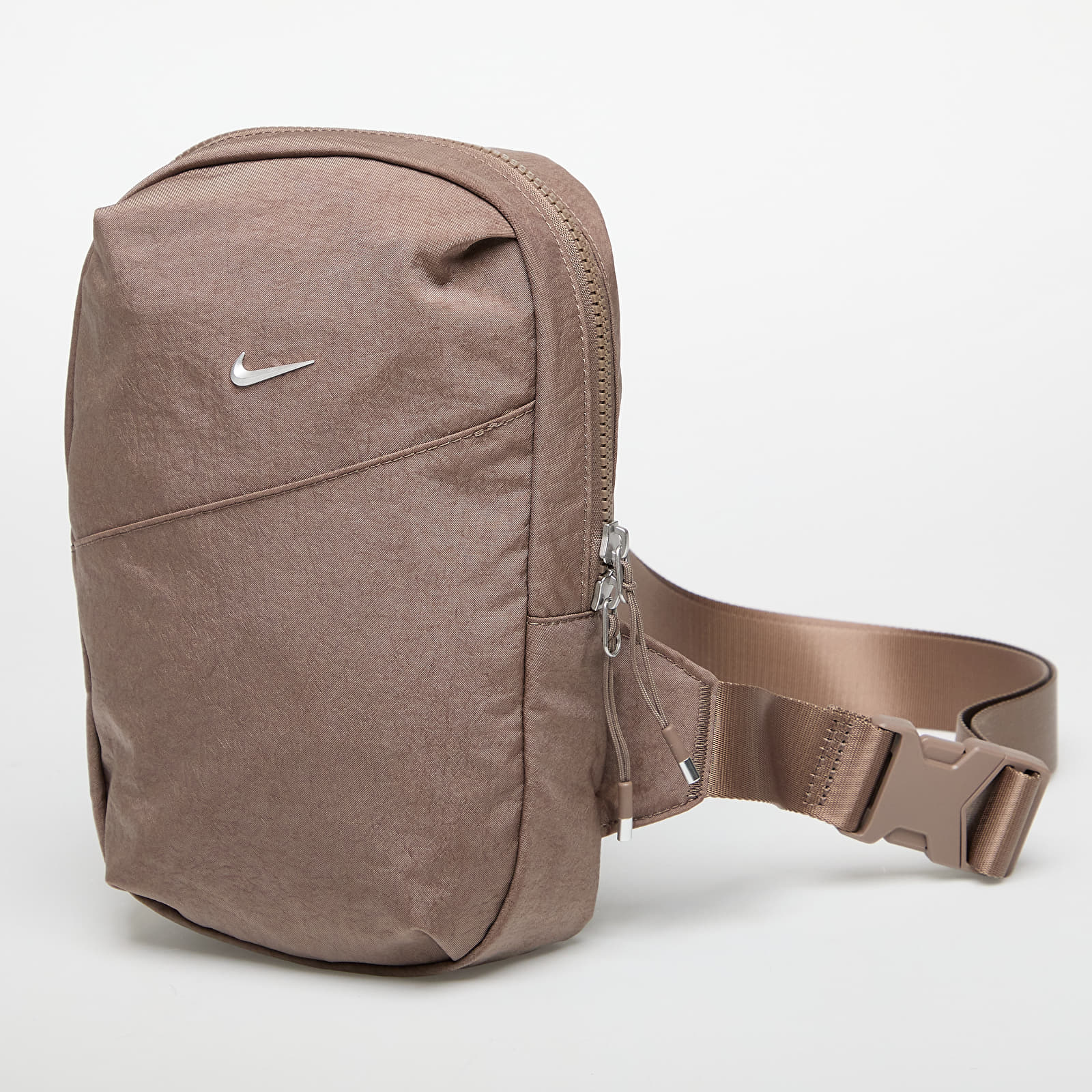 Crossbody somas Nike Aura Crossbody Bag (5L) Mink Brown/ Mink Brown/ Matte Silver