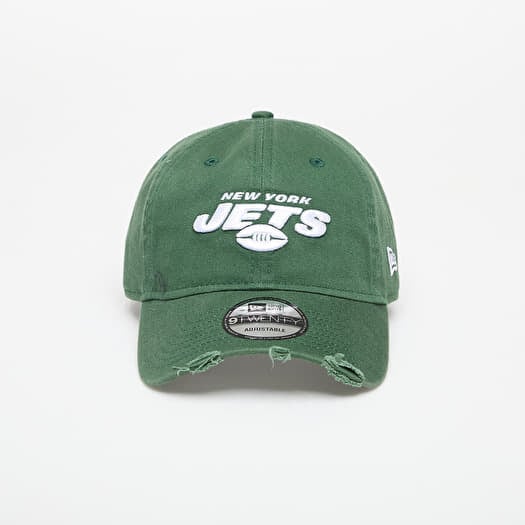 New Era New York Jets 9TWENTY Washed Distress Adjustable Cap Cilantro Green