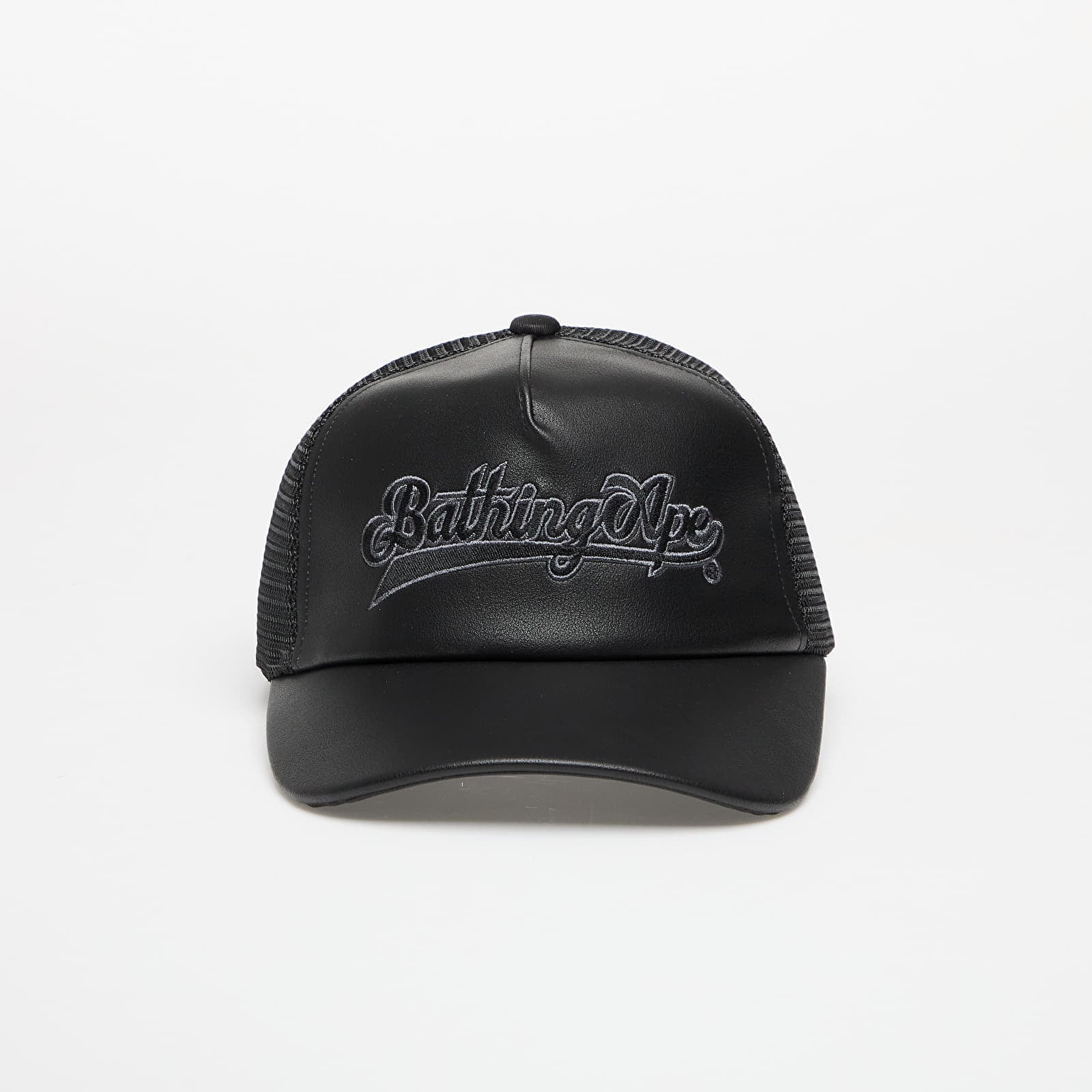 Capac A BATHING APE Baseball Logo Mesh Cap Black Universal