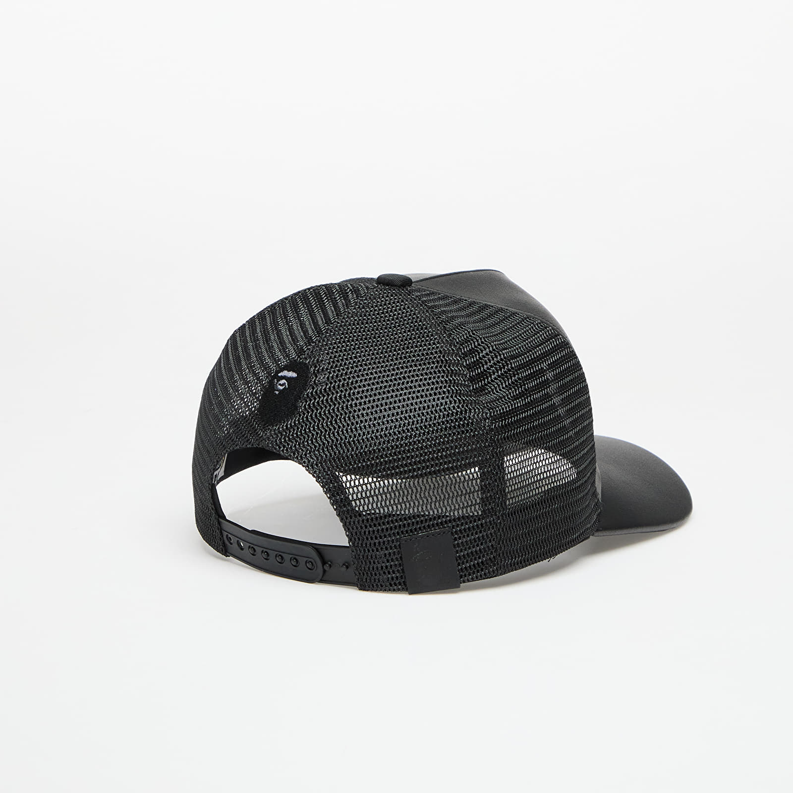 Kepsar A BATHING APE Baseball Logo Mesh Cap Black
