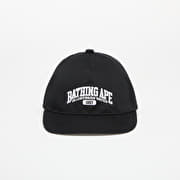 A BATHING APE Logo Cap Black