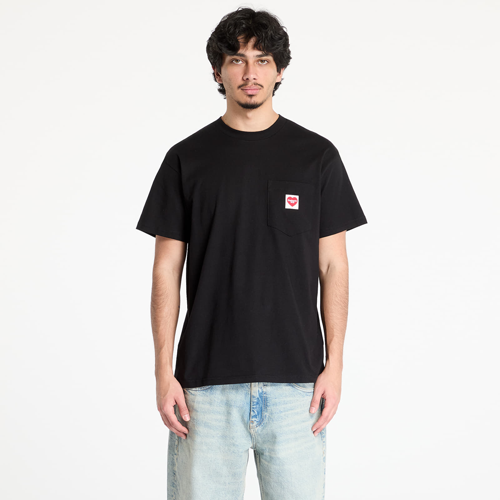Tricou Carhartt WIP S/S Pocket Heart T-Shirt UNISEX Black/ Red M