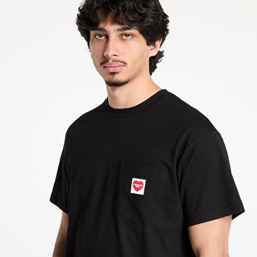 T-shirts Carhartt WIP S/S Pocket Heart T-Shirt UNISEX Black
