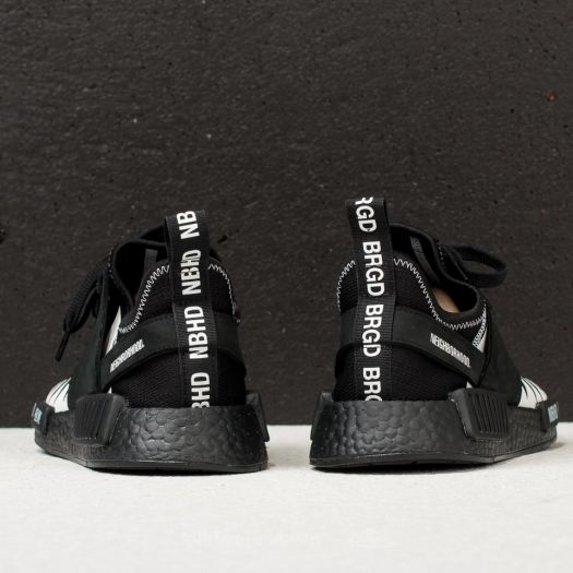 Adidas originals nmd r1 black/black/white japan clearance