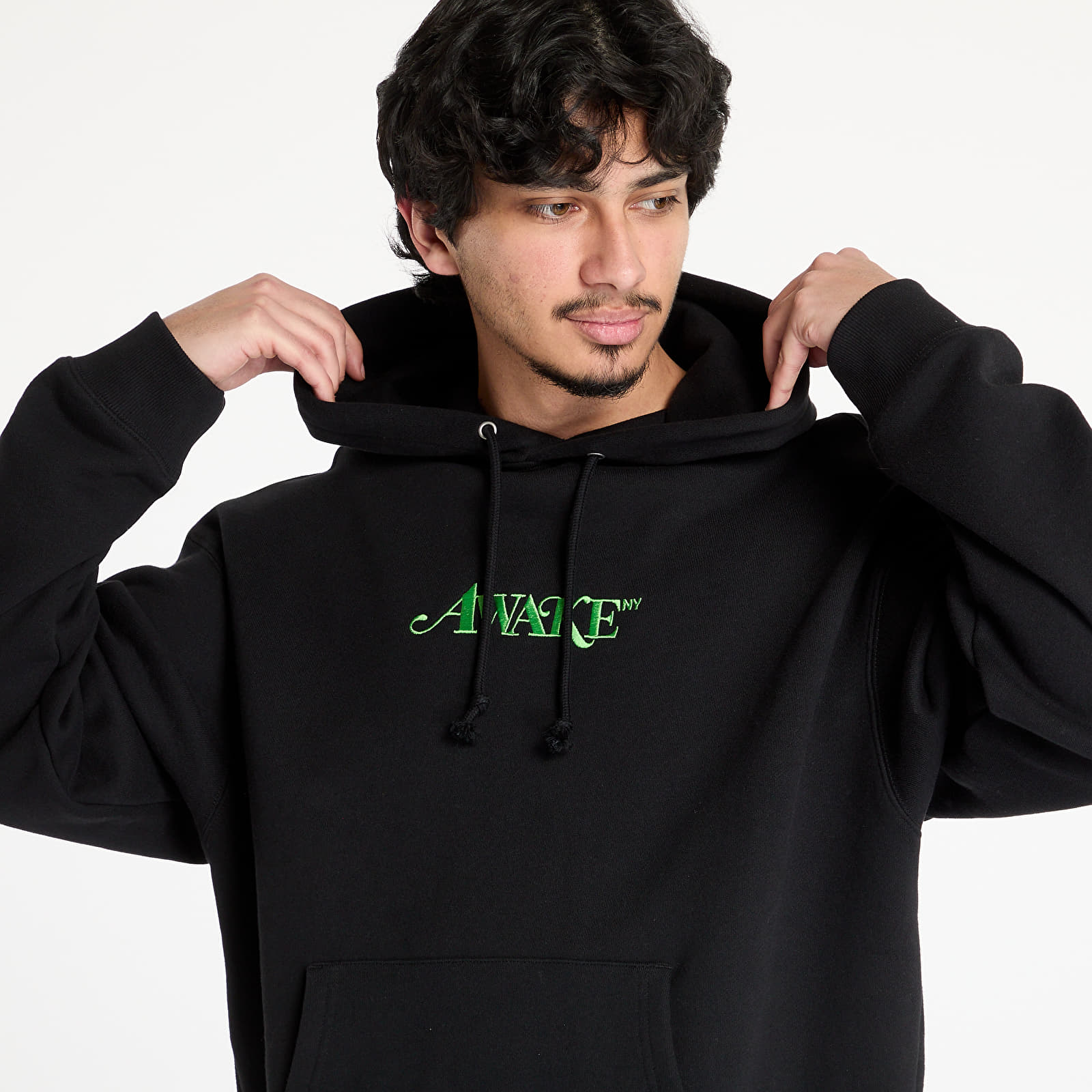 Hoodies and sweatshirts  Awake NY Classic Logo Hoodie Black