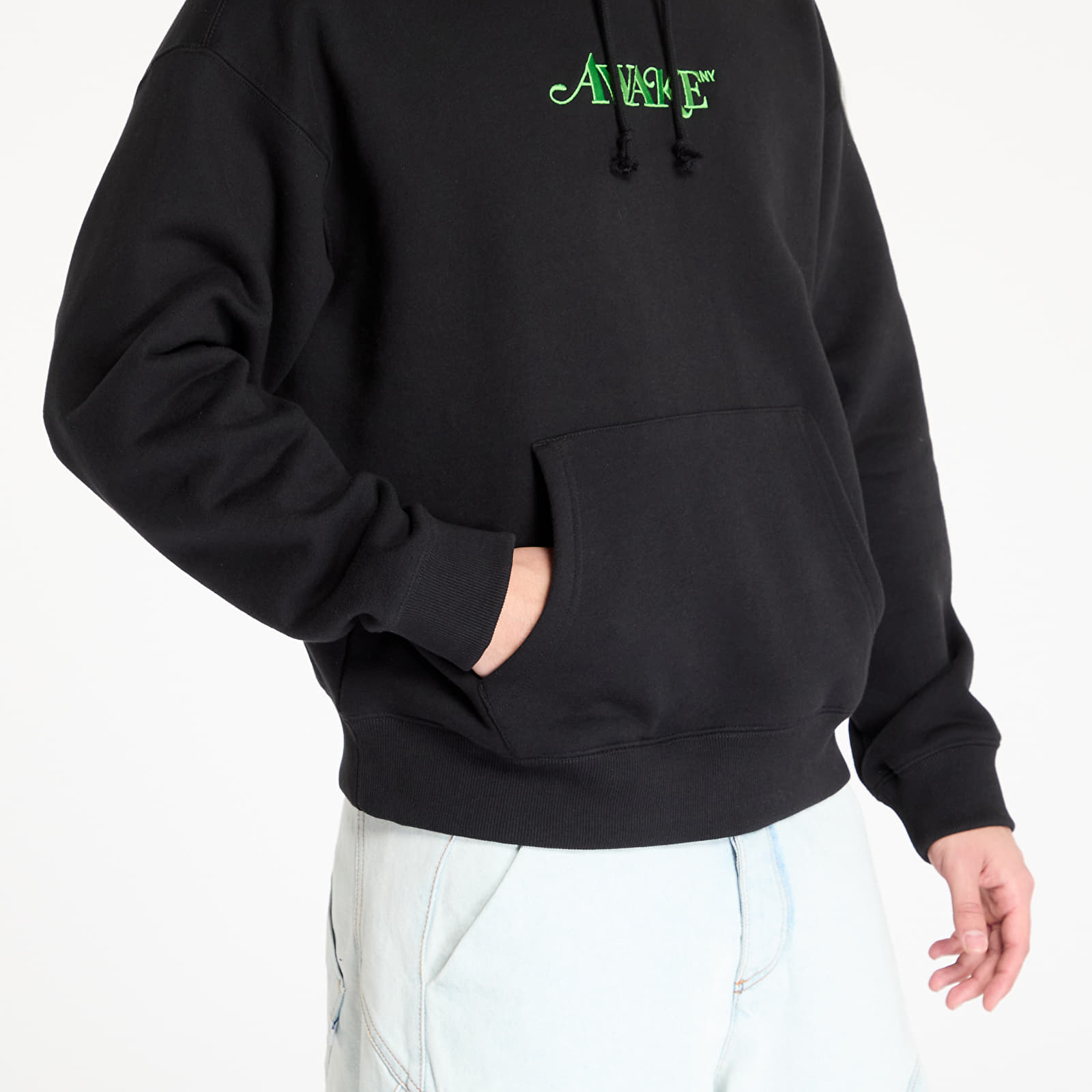 Hoodies and sweatshirts  Awake NY Classic Logo Hoodie Black