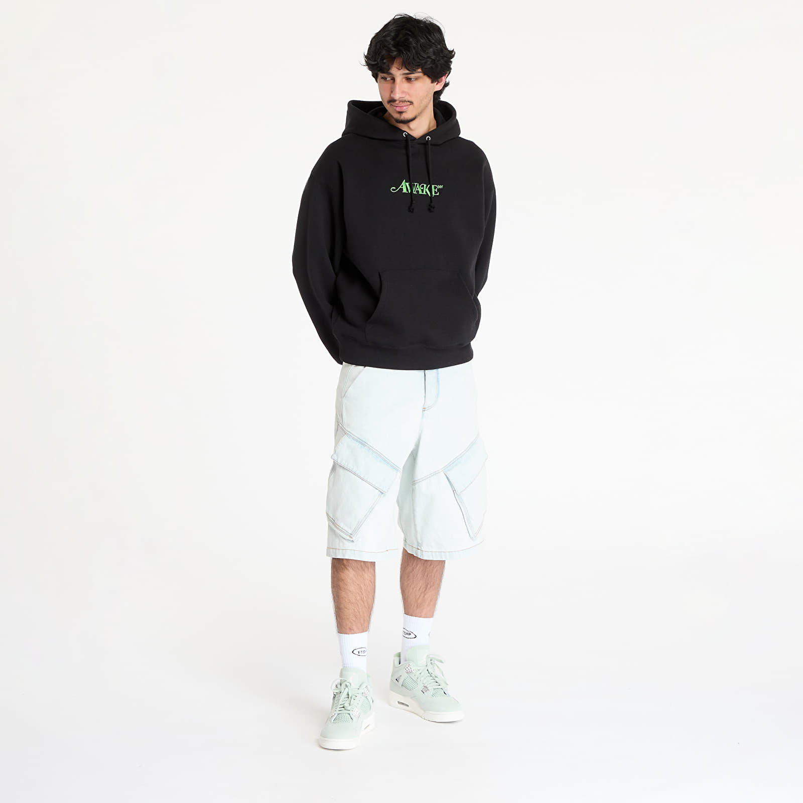 Hoodies and sweatshirts  Awake NY Classic Logo Hoodie Black