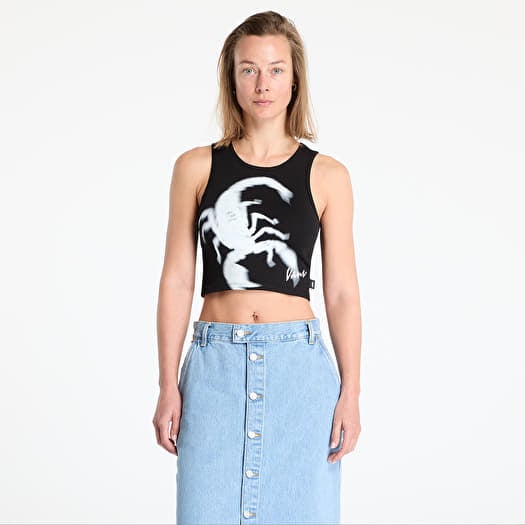 Tank top Vans Venom Fitted Crop Tank Black
