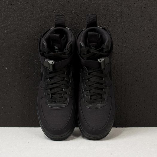 Black canvas air force 1 deals