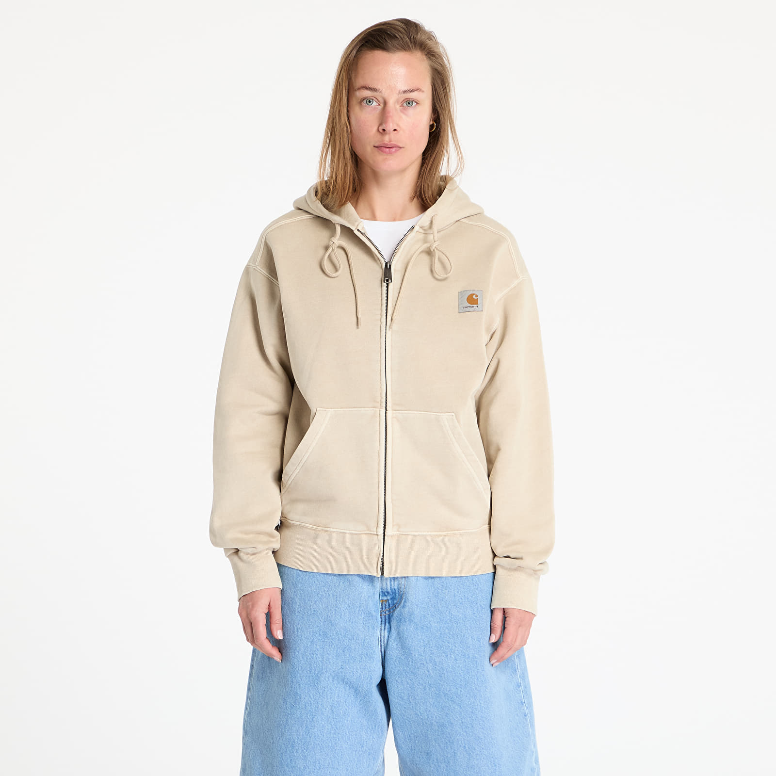 Pánske bundy Carhartt WIP Hooded Nelson Jacket UNISEX Fleur De Sel