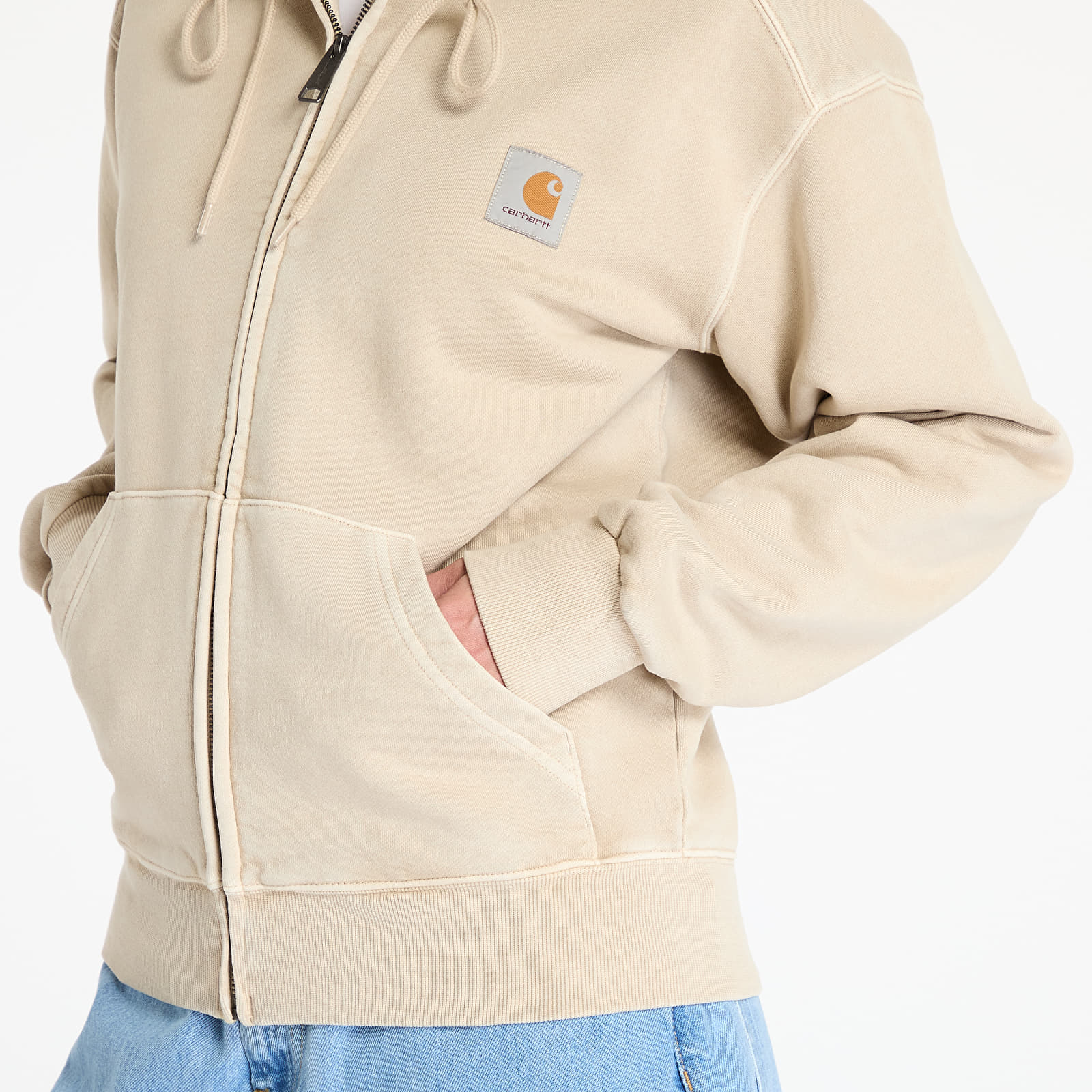 Pánske bundy Carhartt WIP Hooded Nelson Jacket UNISEX Fleur De Sel
