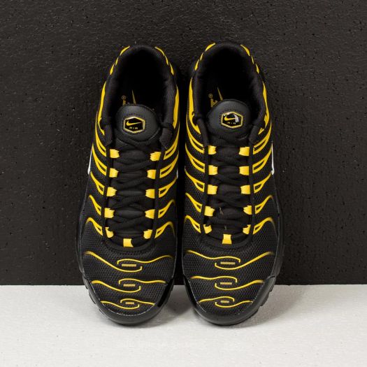 Air max shop plus black/white/vivid sulfur