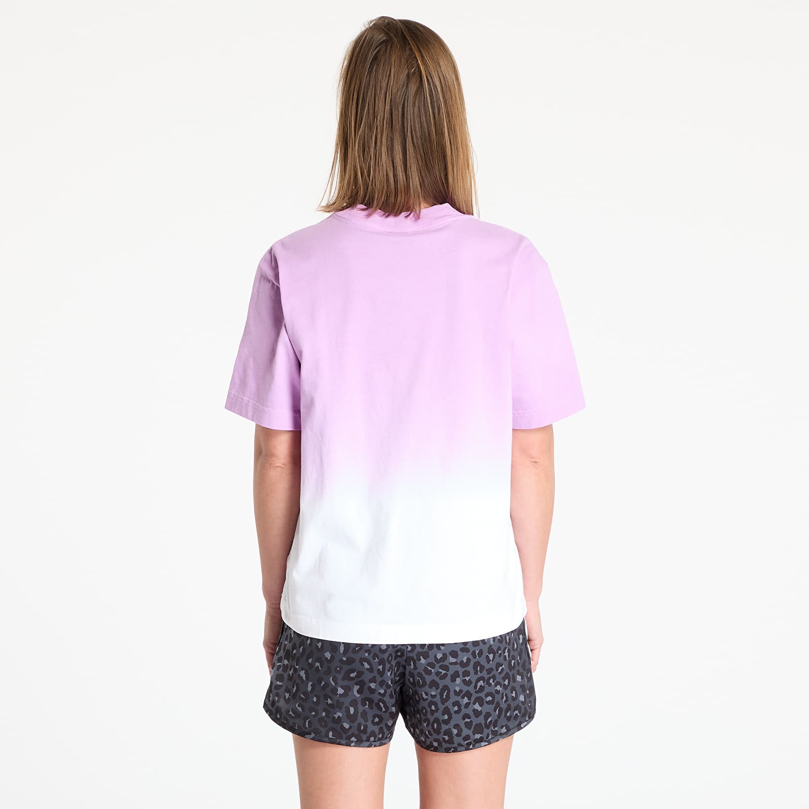 Női pólók  adidas All Szn Loose Dip Dye T-Shirt White/ Bliss Lilac