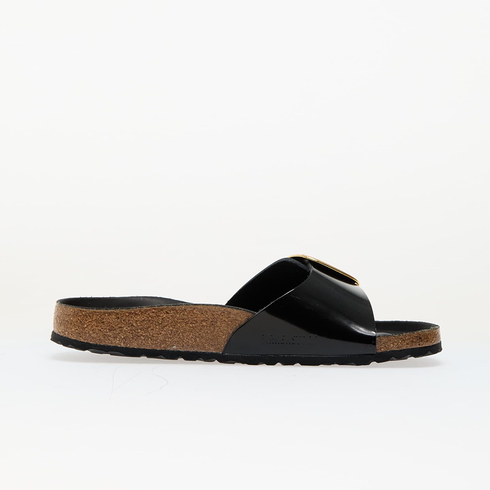 Women's shoes Birkenstock Madrid Big Buckle Natural Leather Patent Nappa Glamour