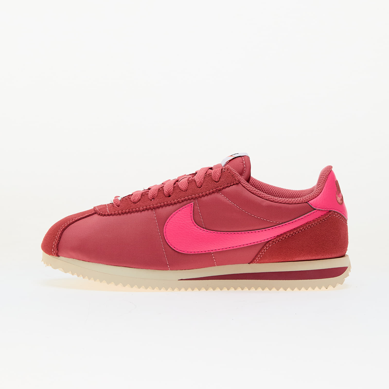 Levně Tenisky Nike W Cortez Textile Adobe/ Hyper Pink-Alabaster-Safety Orange