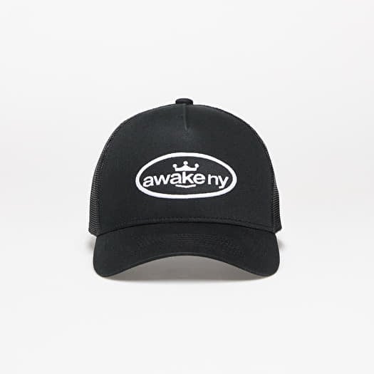 Awake NY King Logo Trucker Hat Black