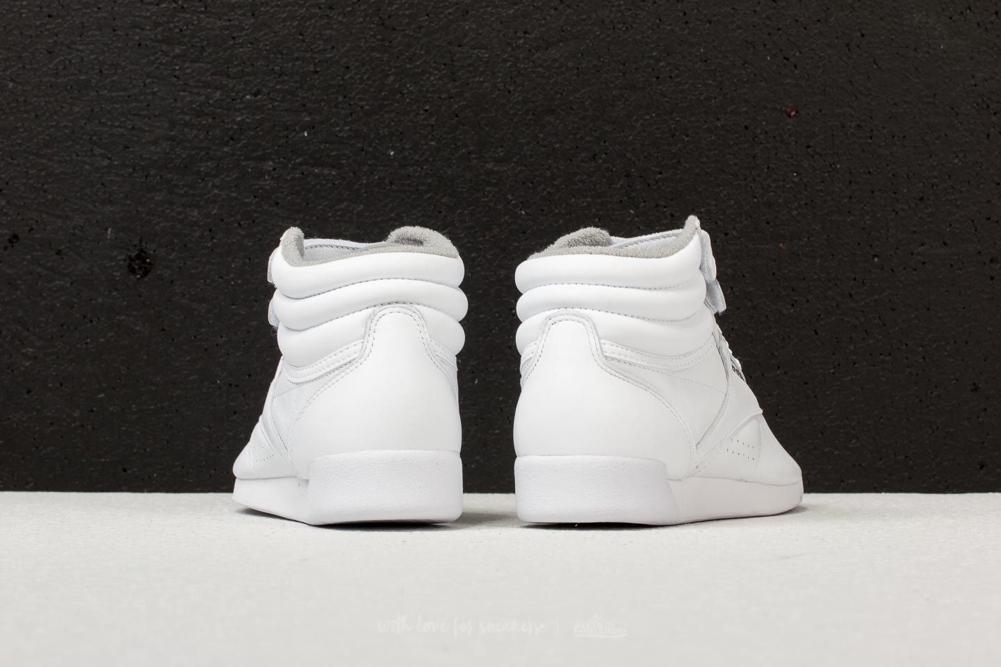 Women's shoes Reebok Freestyle Hi White/ Carbon/ Red/ Grey
