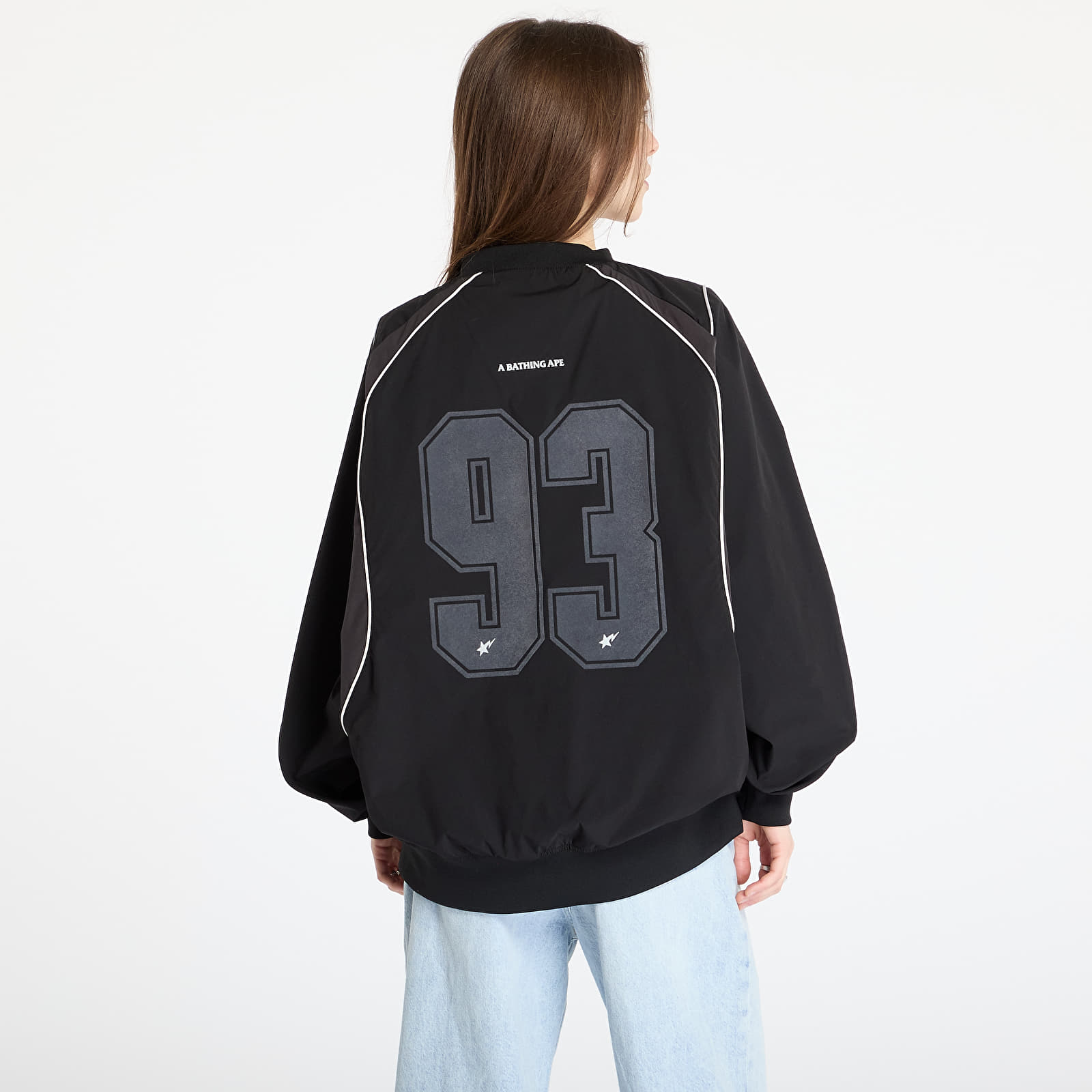 Jackor A BATHING APE Multi Logo Relaxed Fit Pullover UNISEX Black