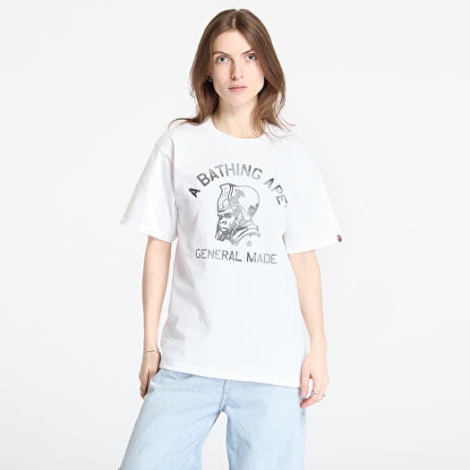 T-shirt A BATHING APE High Tone Bleach General Made Tee UNISEX White