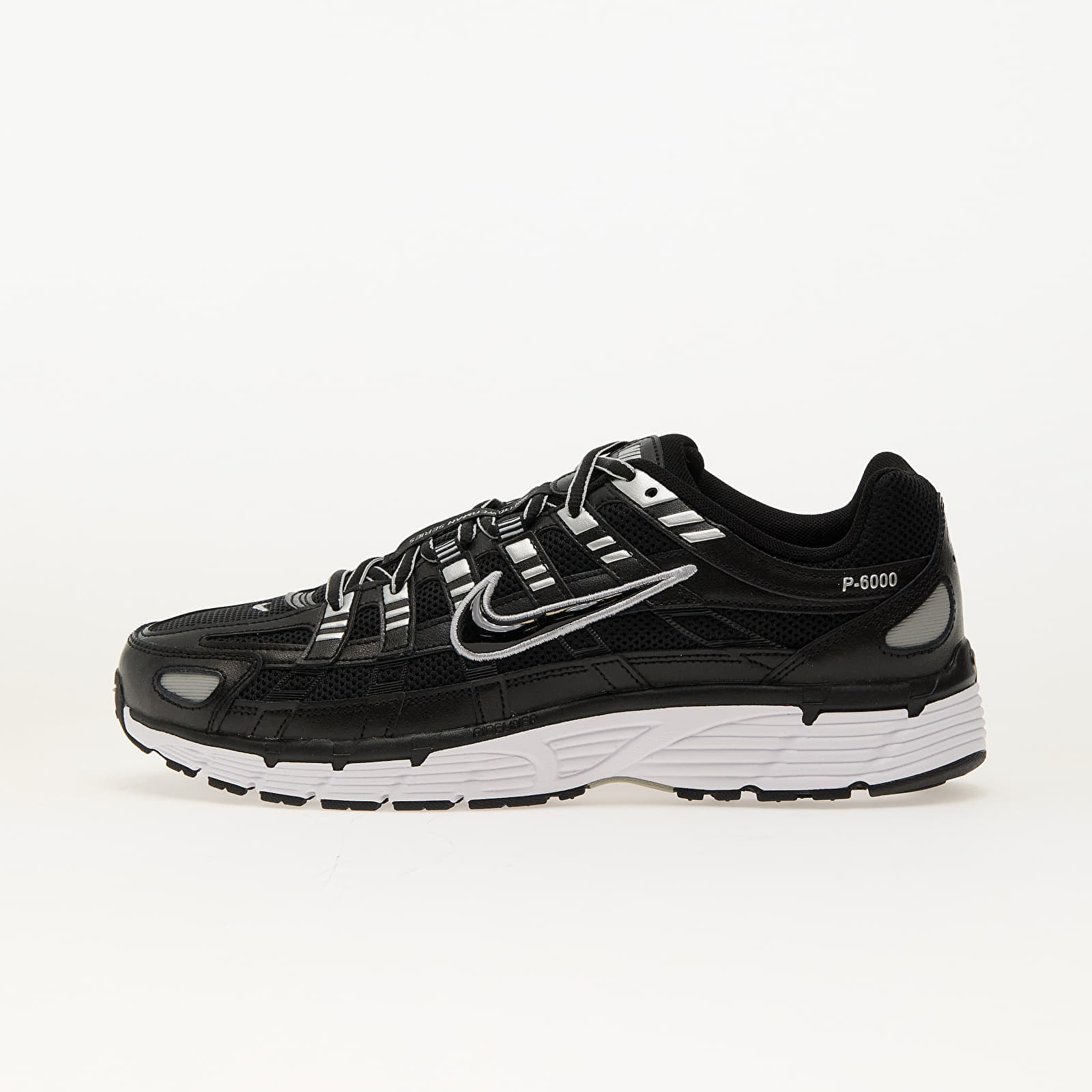 Levně Tenisky Nike P-6000 Black/ Black-White-Metallic Silver
