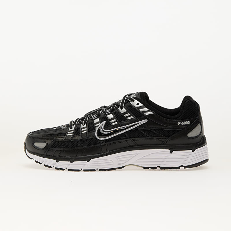 Nike P-6000 Black/ Black-White-Metallic Silver