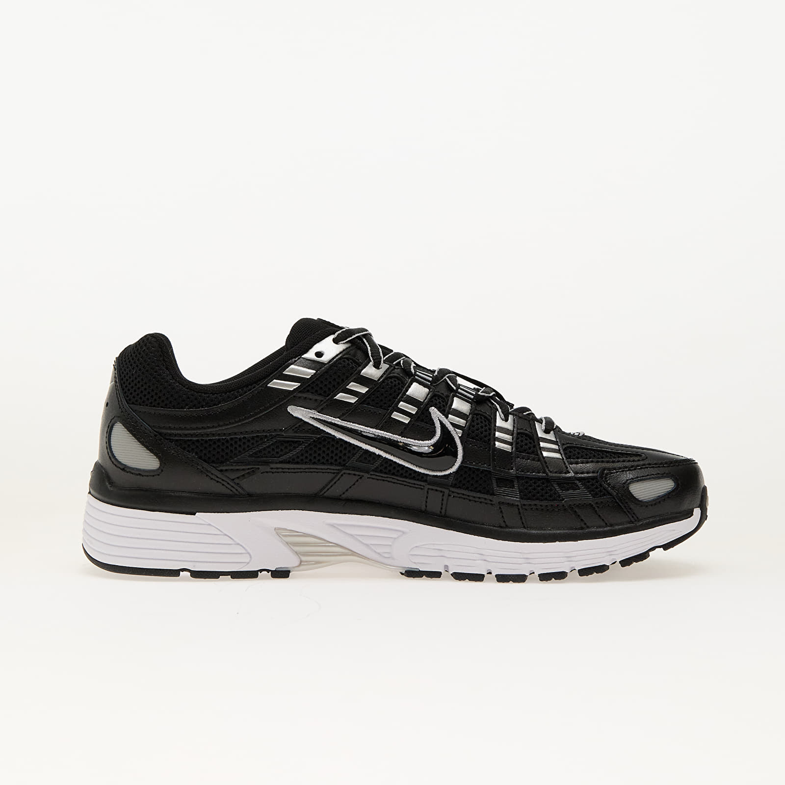 Sko til mænd Nike P-6000 Black/ Black-White-Metallic Silver