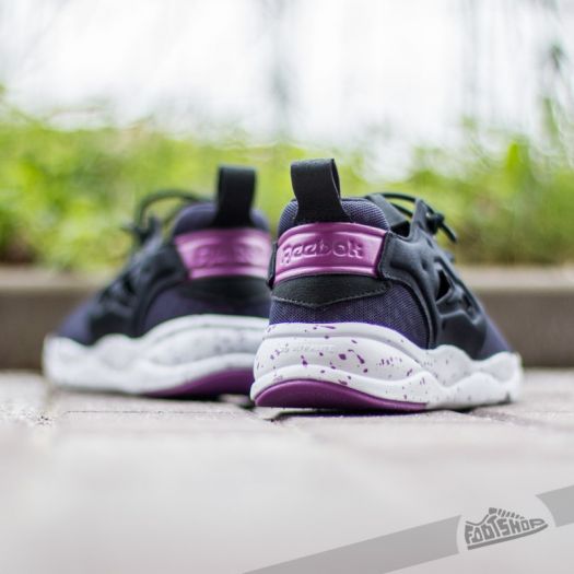 Women s shoes Reebok Furylite Women Black White Aubergine Footshop