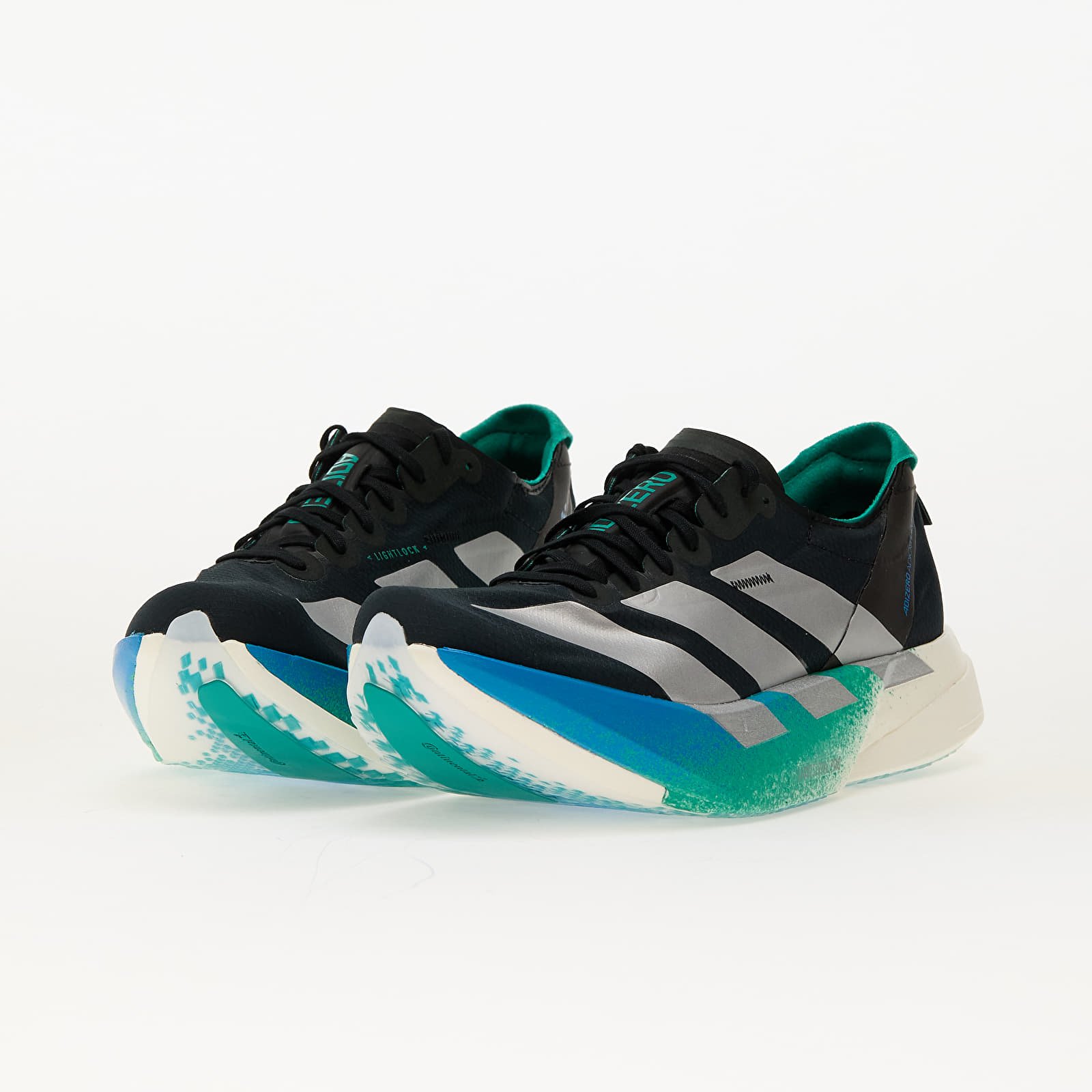 Men's shoes adidas Adizero Adios Pro 4 M Core Black/ Matte Silver/ Glory Green