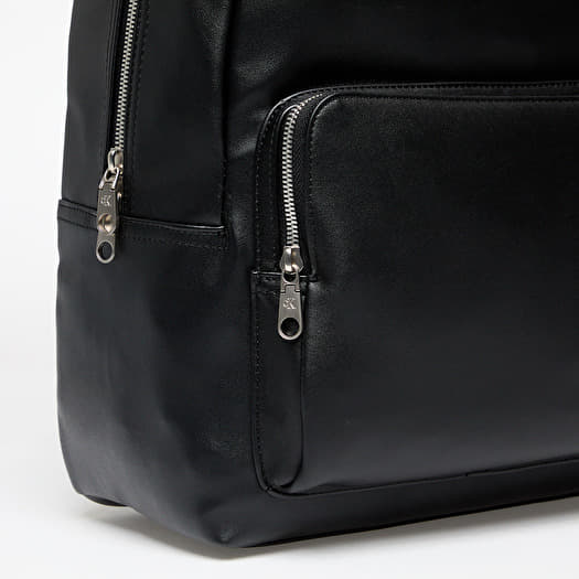 calvin klein black leather backpack Calvin Klein Jeans Mono Logo Backpack 4