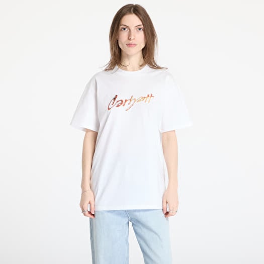 T-shirt Carhartt WIP S/S Drip Script T-Shirt UNISEX White