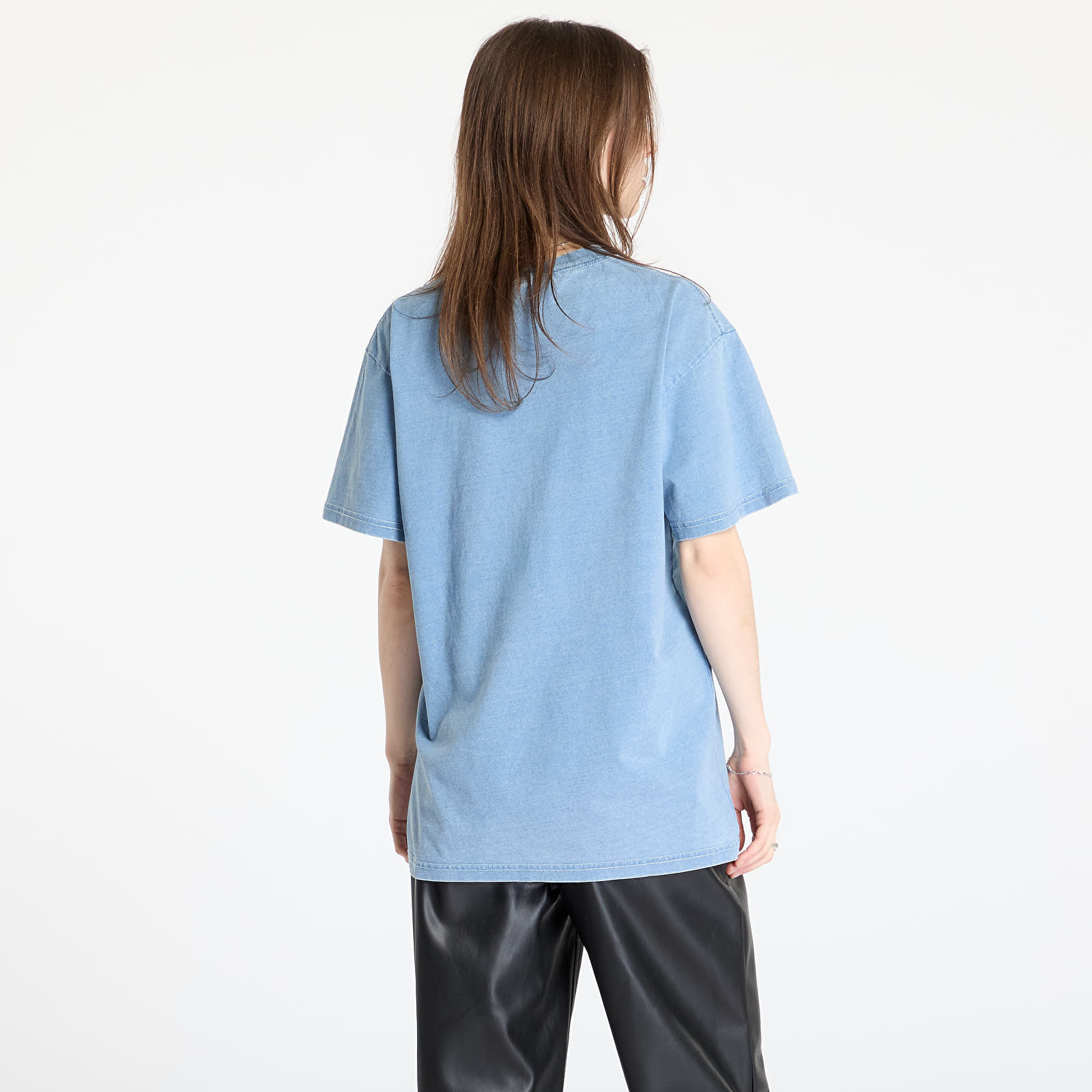 T-paidat Carhartt WIP S/S Ingo Pocket T-Shirt UNISEX Light Blue Garment Dyed