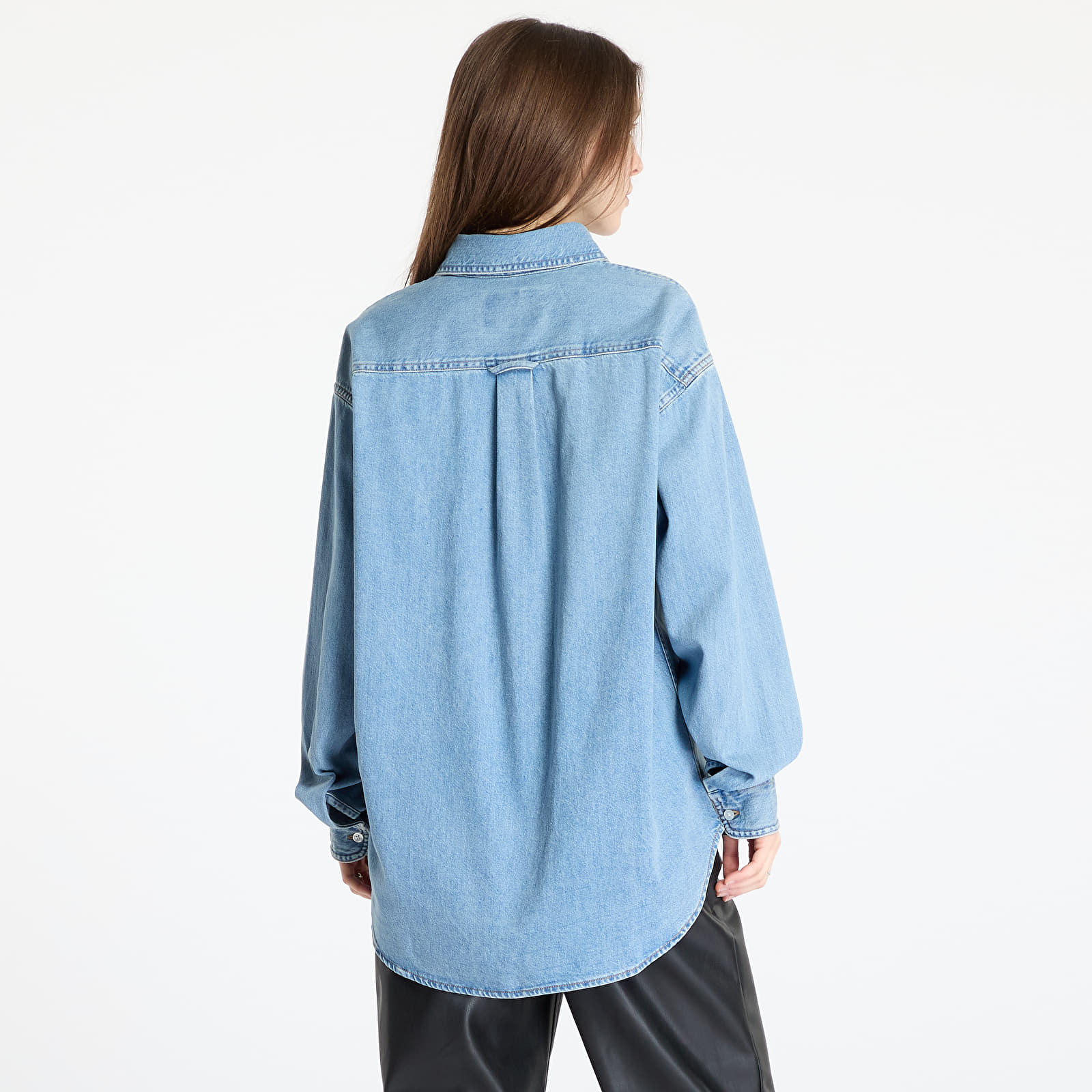 Shirts Carhartt WIP L/S Lucas Shirt UNISEX Blue Bleached