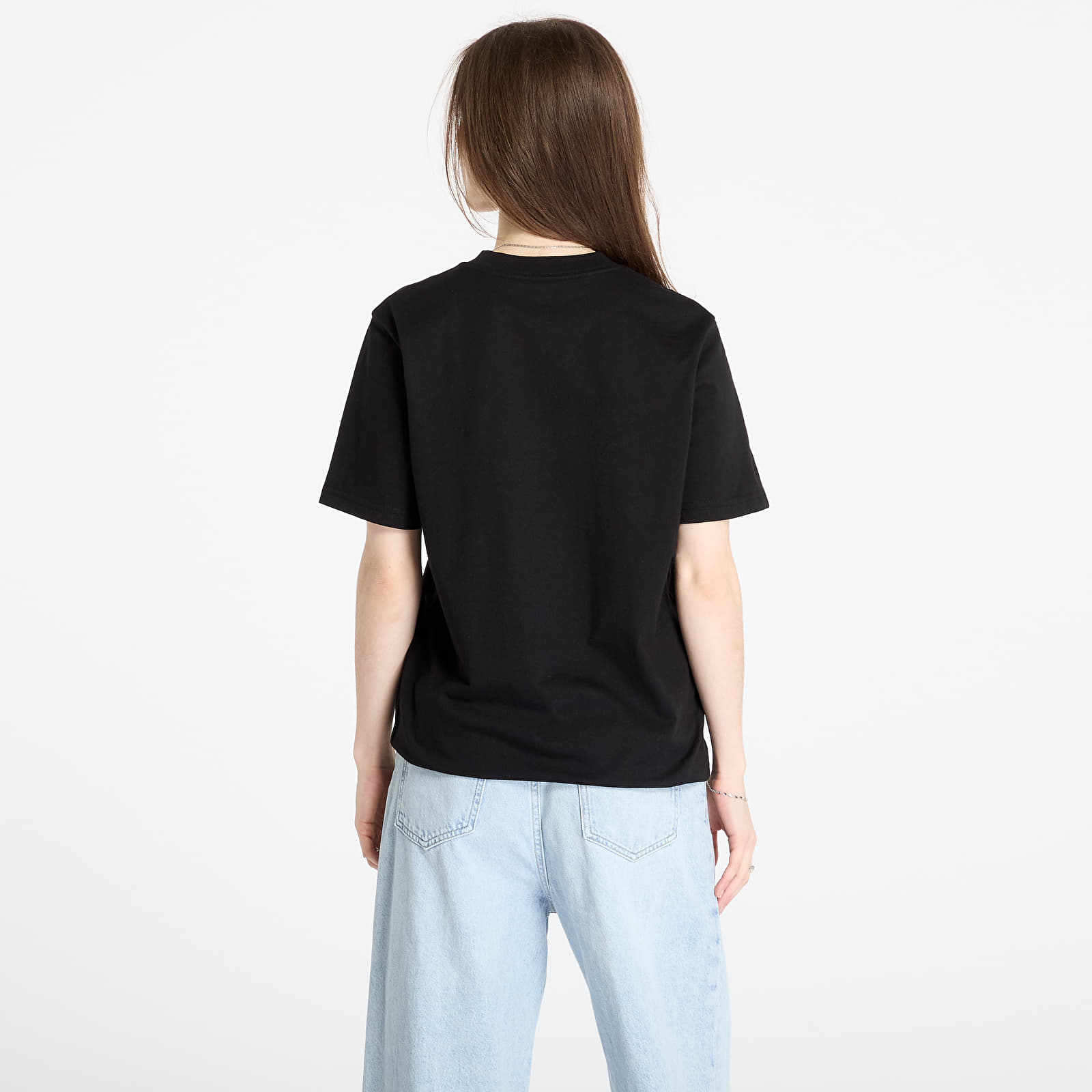 Pólók Carhartt WIP S/S Nevermind T-Shirt UNISEX Black/ White