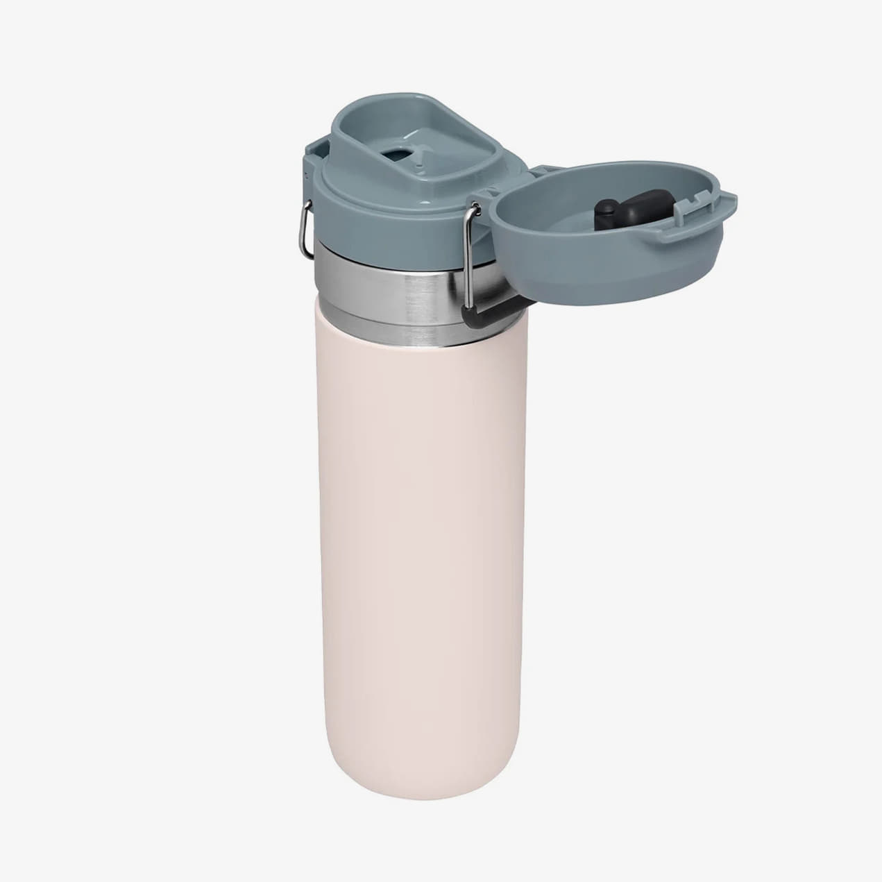 Sticle de băut STANLEY QUICK FLIP Water Bottle 700ml Rose Quartz