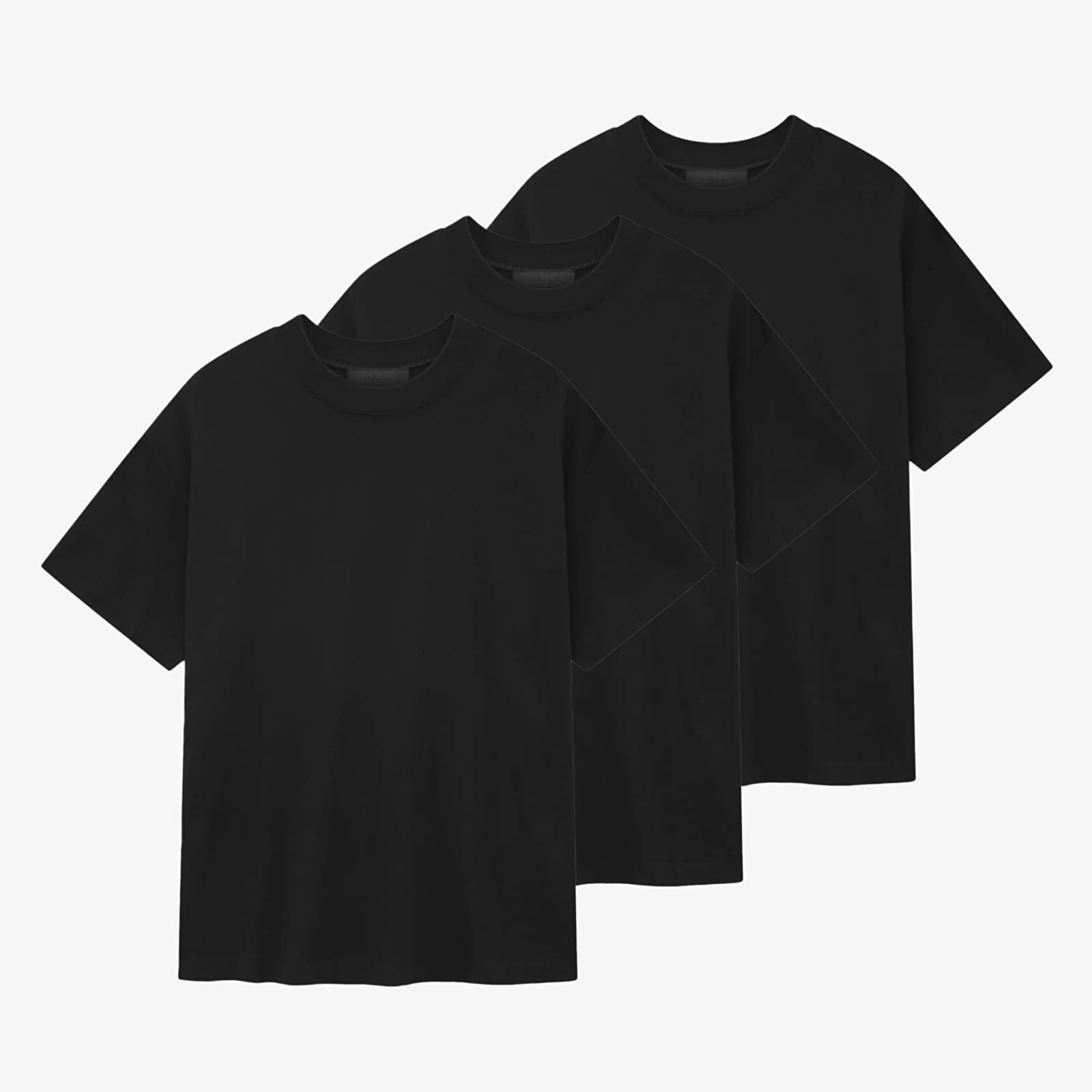 T-Shirts Fear Of God ESSENTIALS 3-Pack Essential Tee Black