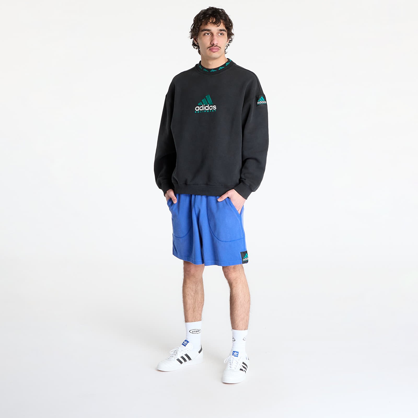 Miesten shortsit adidas Equipment Short Blue/ Equipment Blue