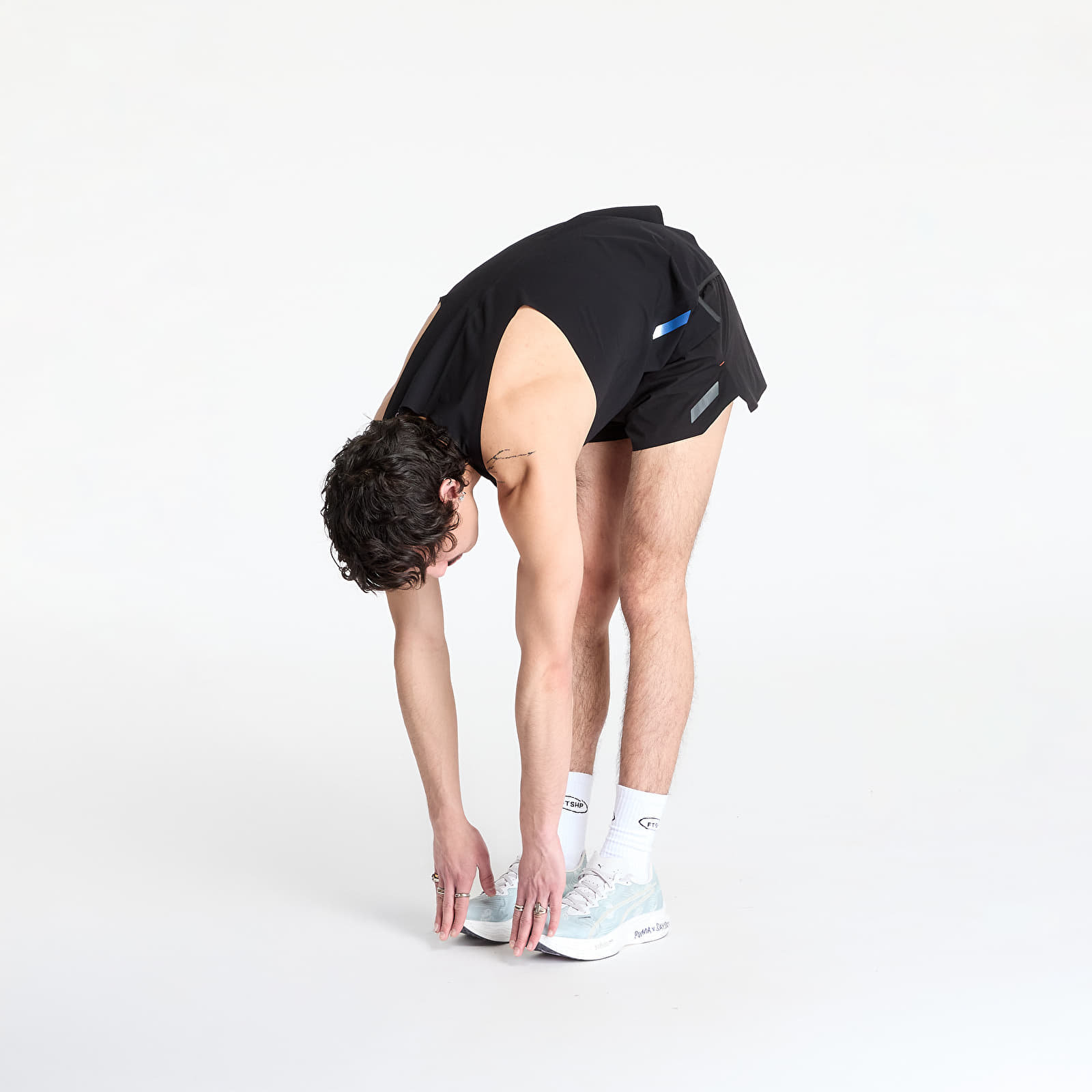 Shorts til mænd SOAR Running Men's Split Shorts Black