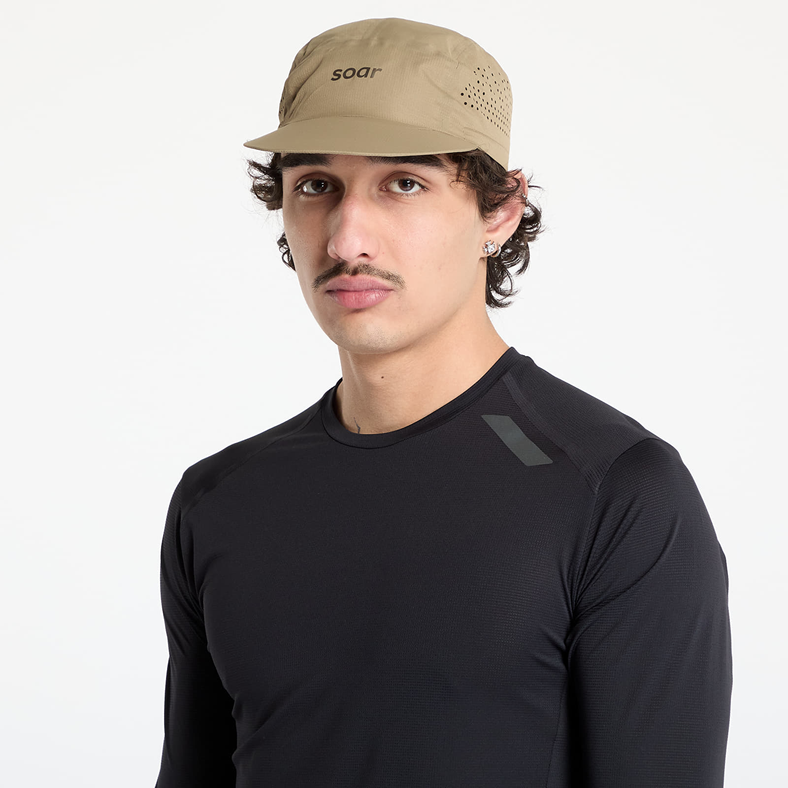Men's T-shirts SOAR Running Men's Longsleeve Tech Tee Black