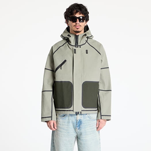 Nike Tech Men's Storm-FIT Hooded Rain Jacket Light Army/ Black