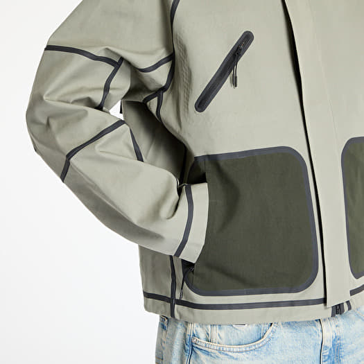 Nike Tech Men's Storm-FIT Hooded Rain Jacket Light Army/ Black