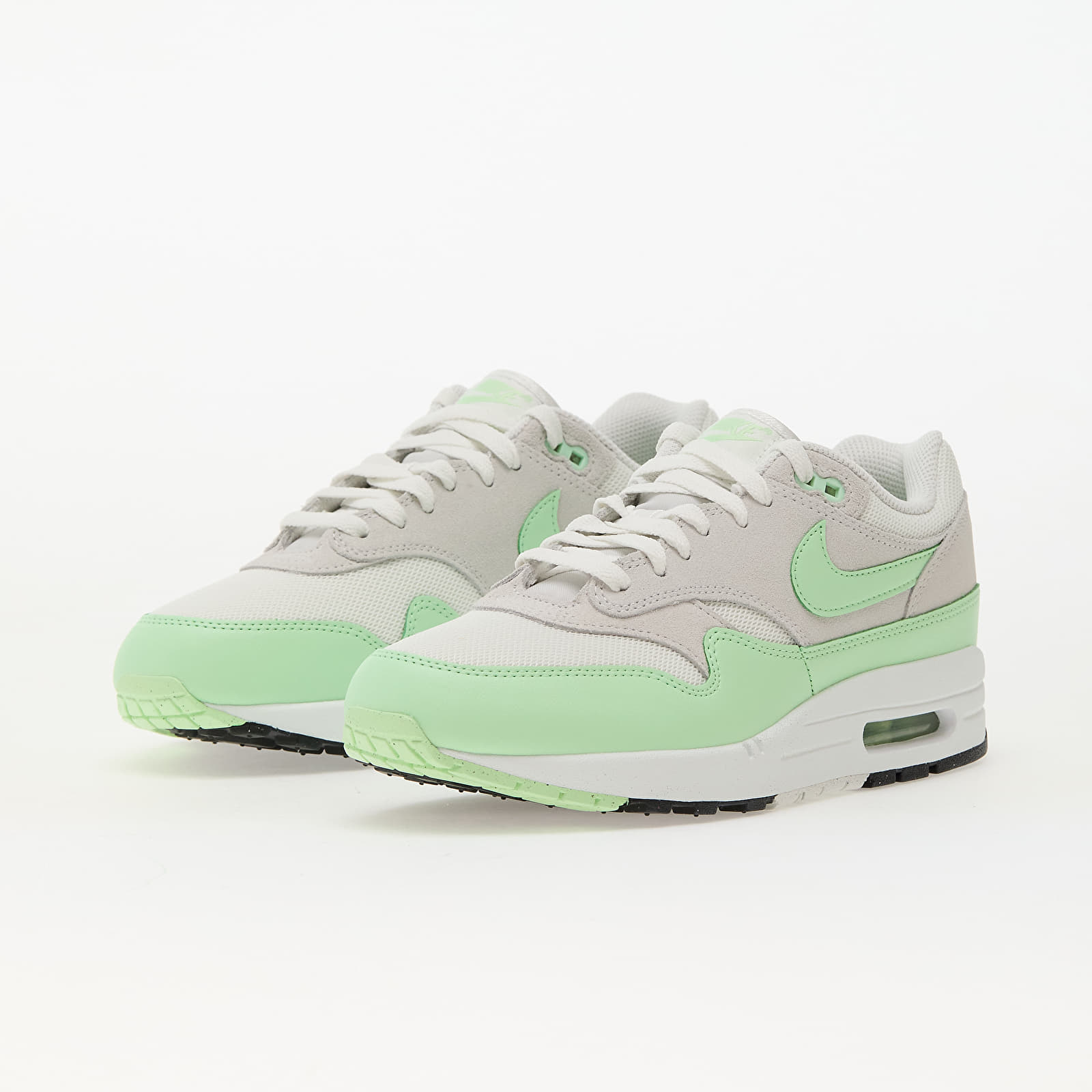 Männer Nike Air Max 1 Essential Summit White/ Vapor Green-Photon Dust