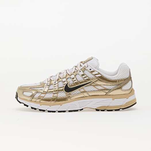 Nike W P-6000 Gld White/ Black-Grain-Mtlc Gold Grain