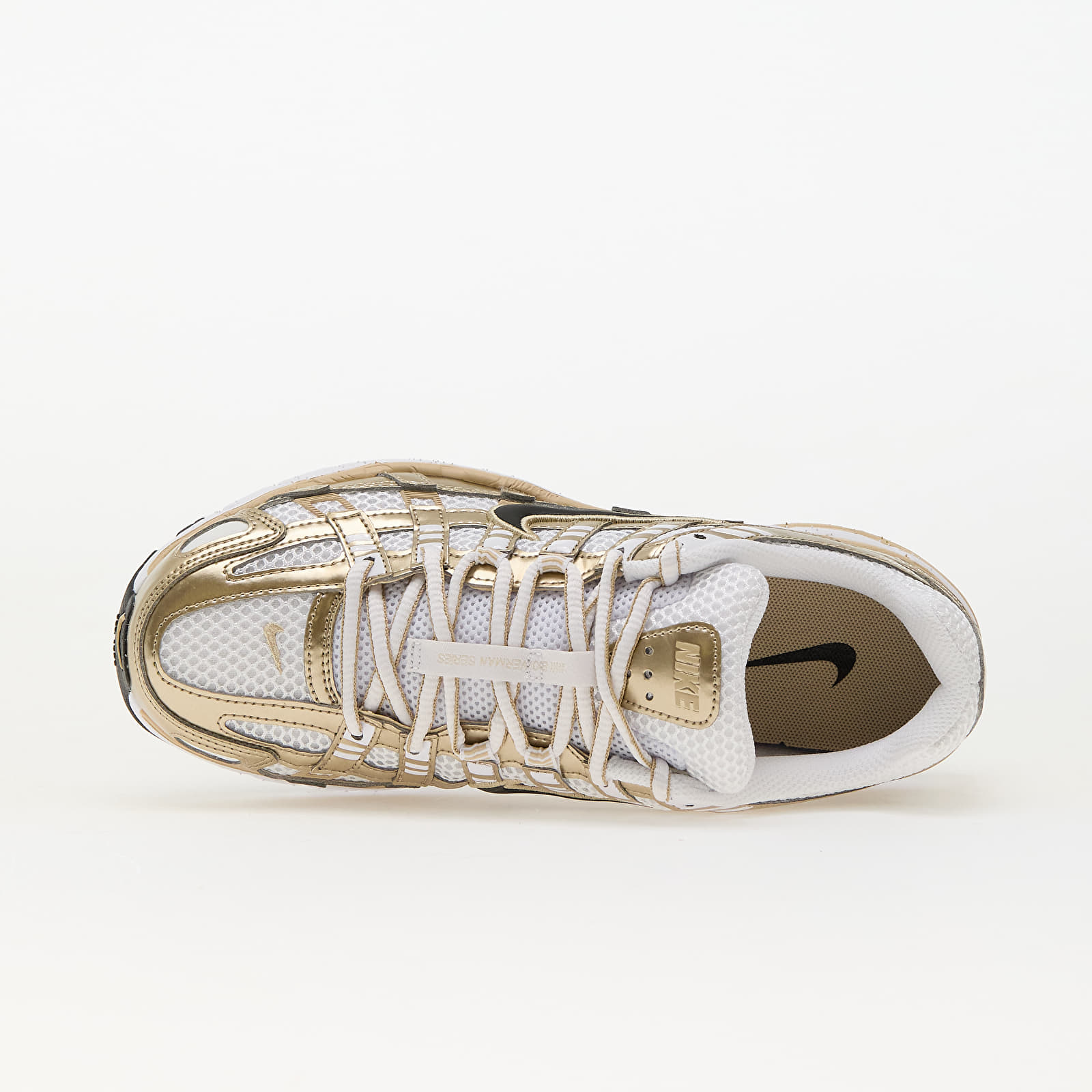 Frauen Nike W P-6000 Gld White/ Black-Grain-Mtlc Gold Grain